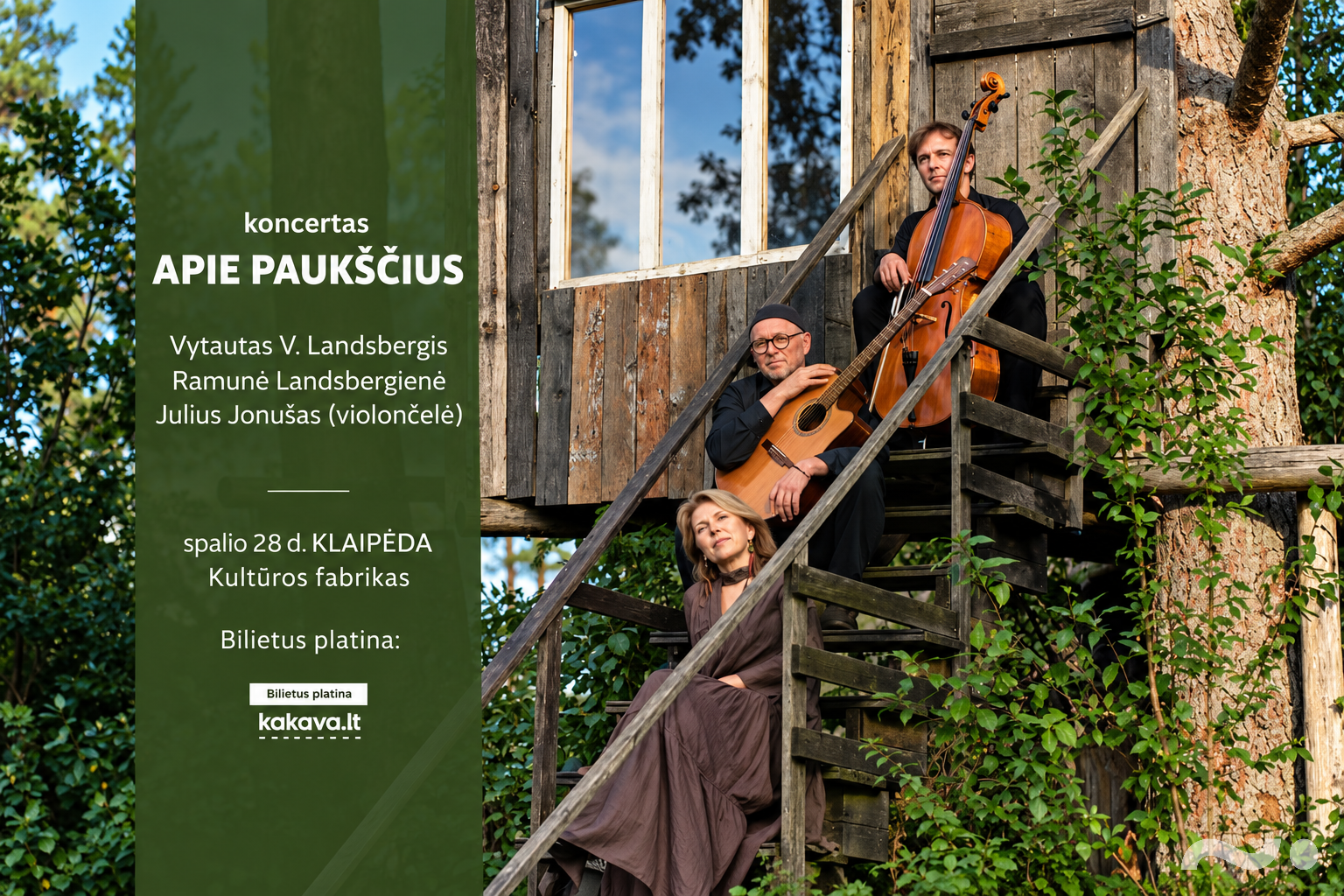 Vytauto V. Landsbergio trio koncertas „Apie paukščius”