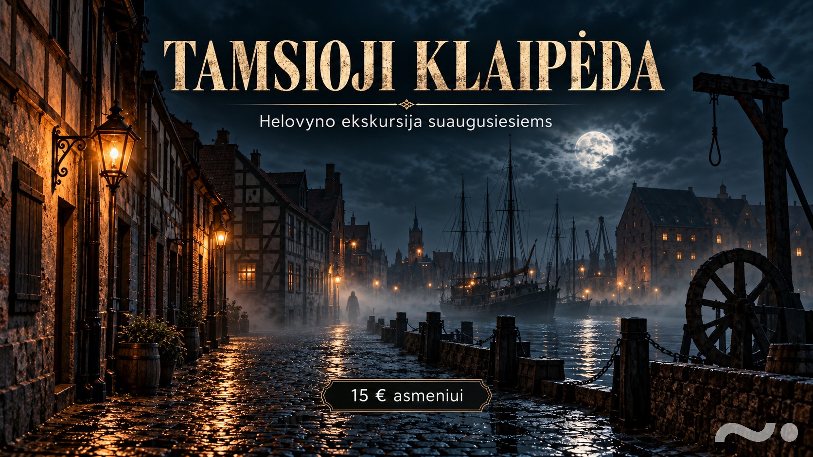 „Tamsioji Klaipėda“ – speciali Helovyno ekskursija suaugusiesiems