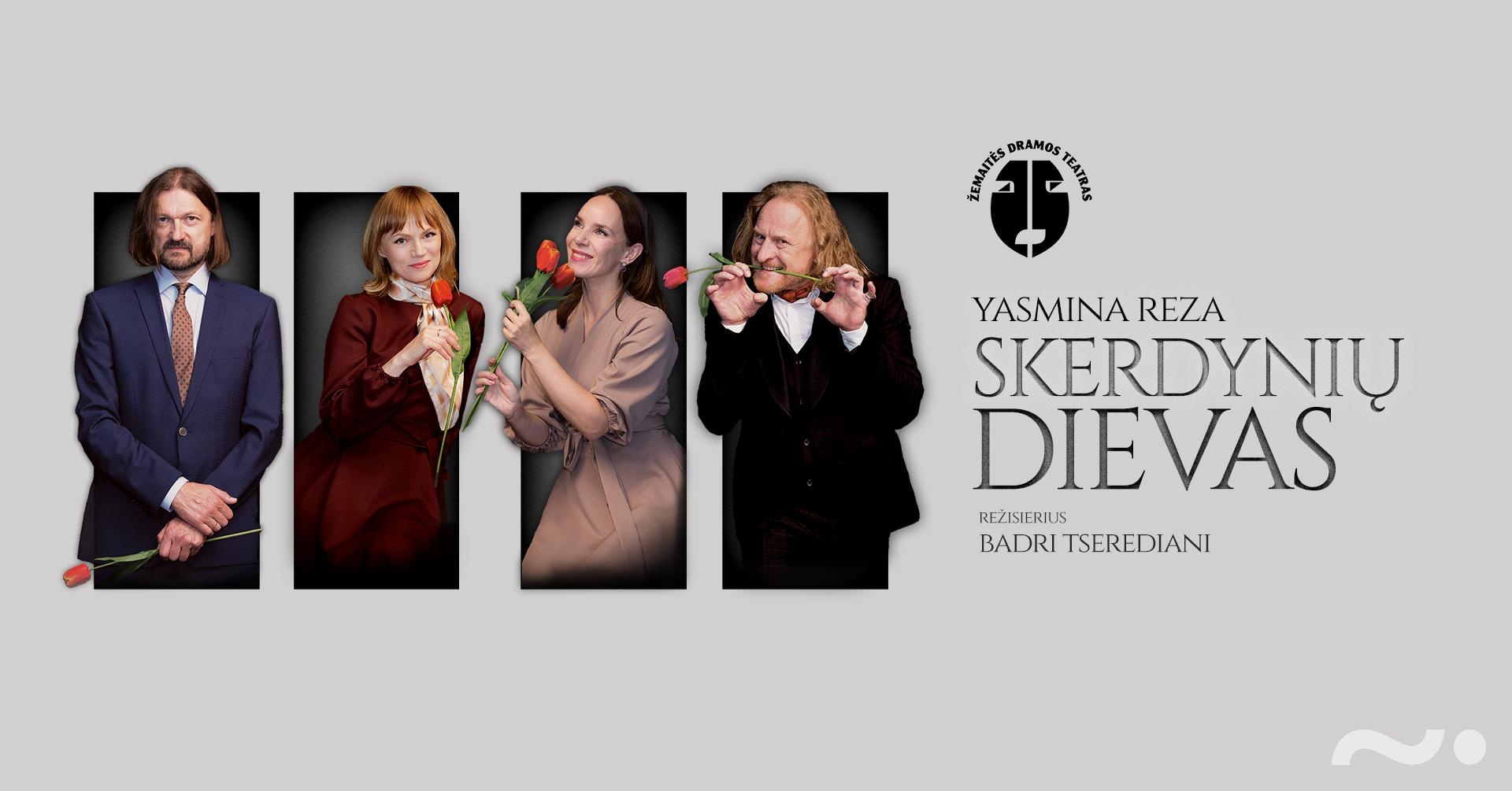 Telšių Žemaitės dramos teatras: Premjera! „Skerdynių dievas” (rež. Badri Tserediani)