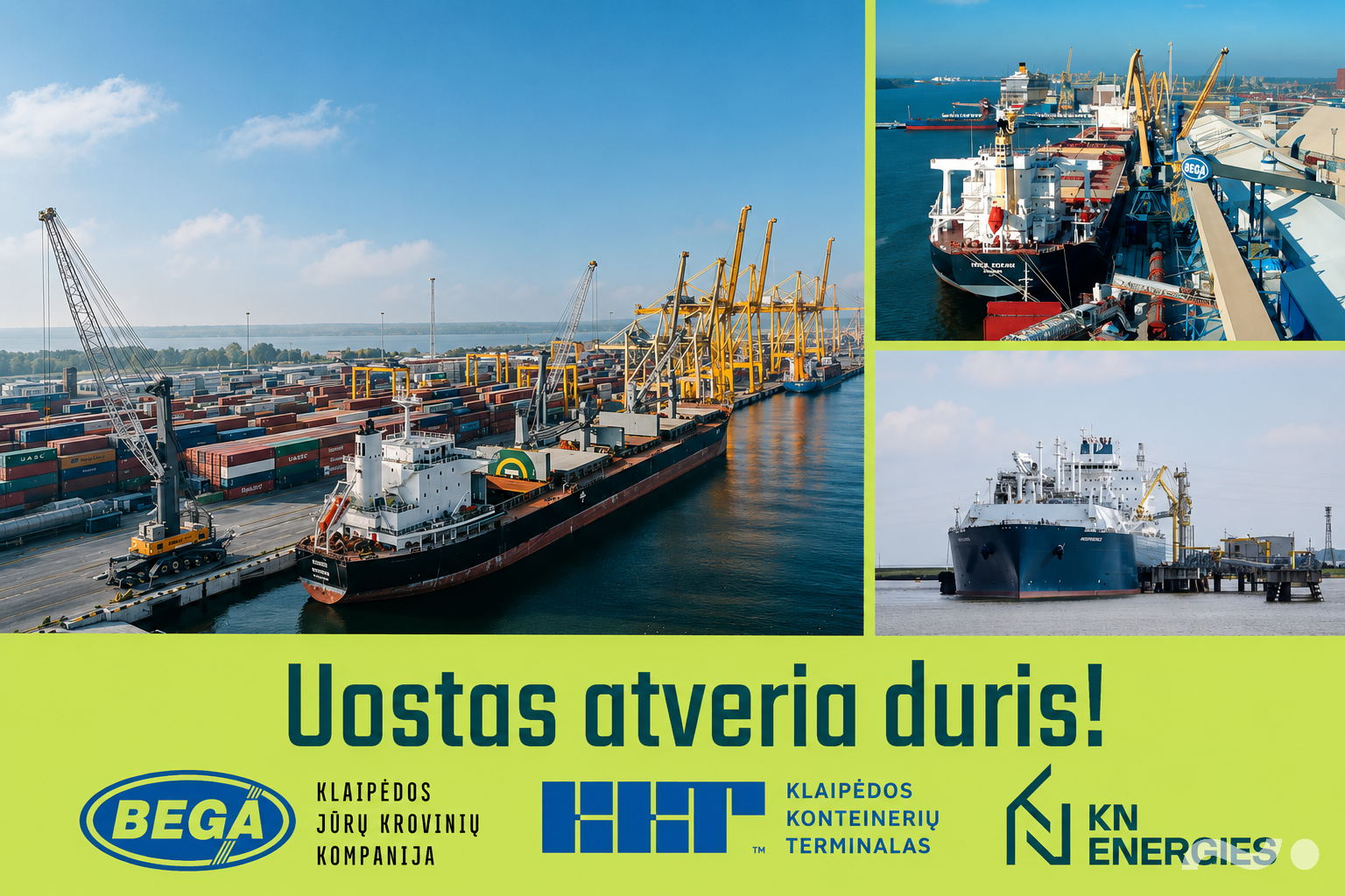 Uostas atveria duris: ekskursijos po krovos terminalus