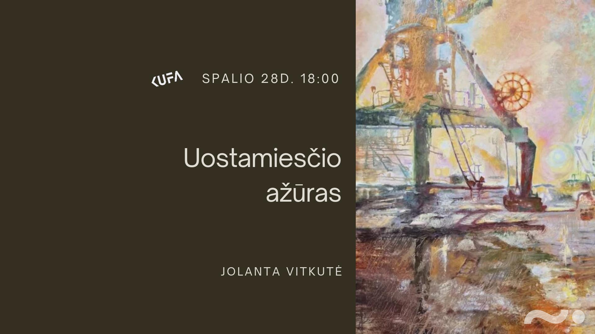Jolantos Vitkutės tapybos paroda „Uostamiesčio ažūras“